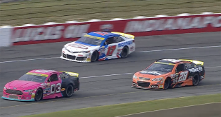 Promo image for Reese’s Sweet Move of the Race: Kaden Honeycutt works traffic to perfection at IRP